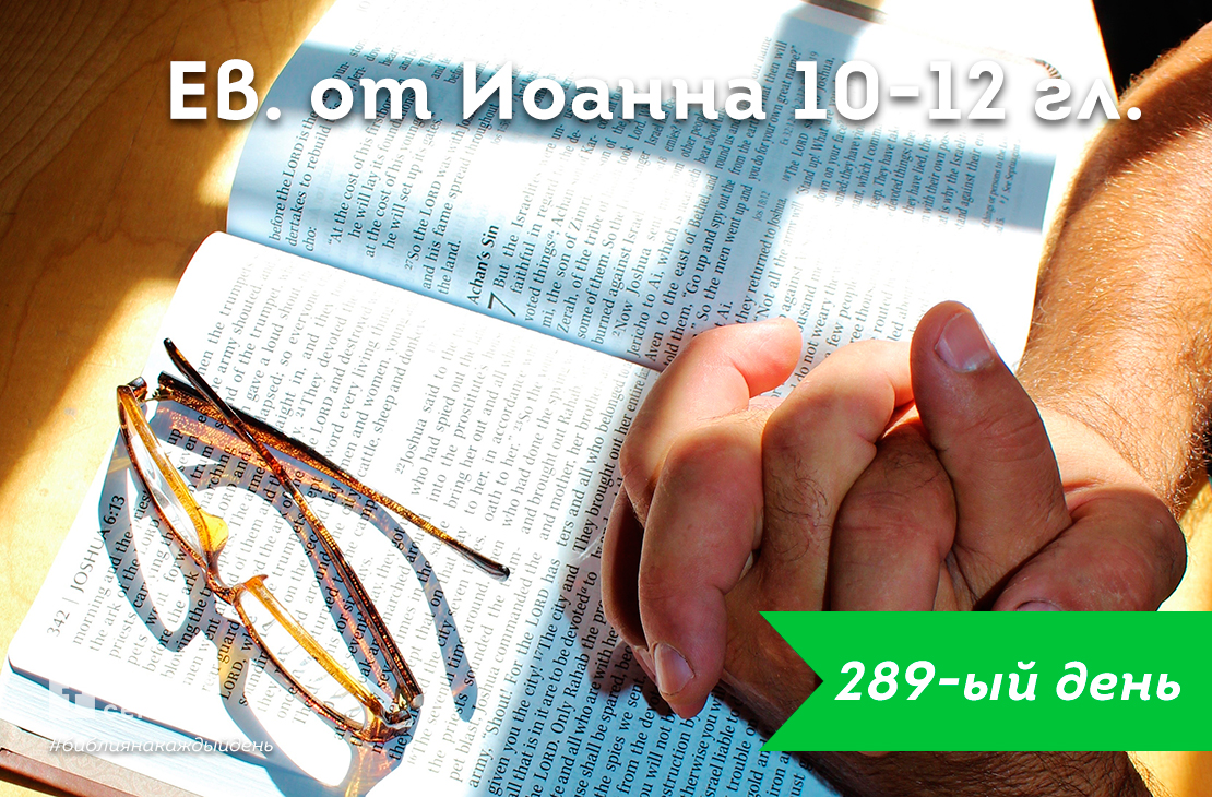 От Иоанна 10-12 гл.
